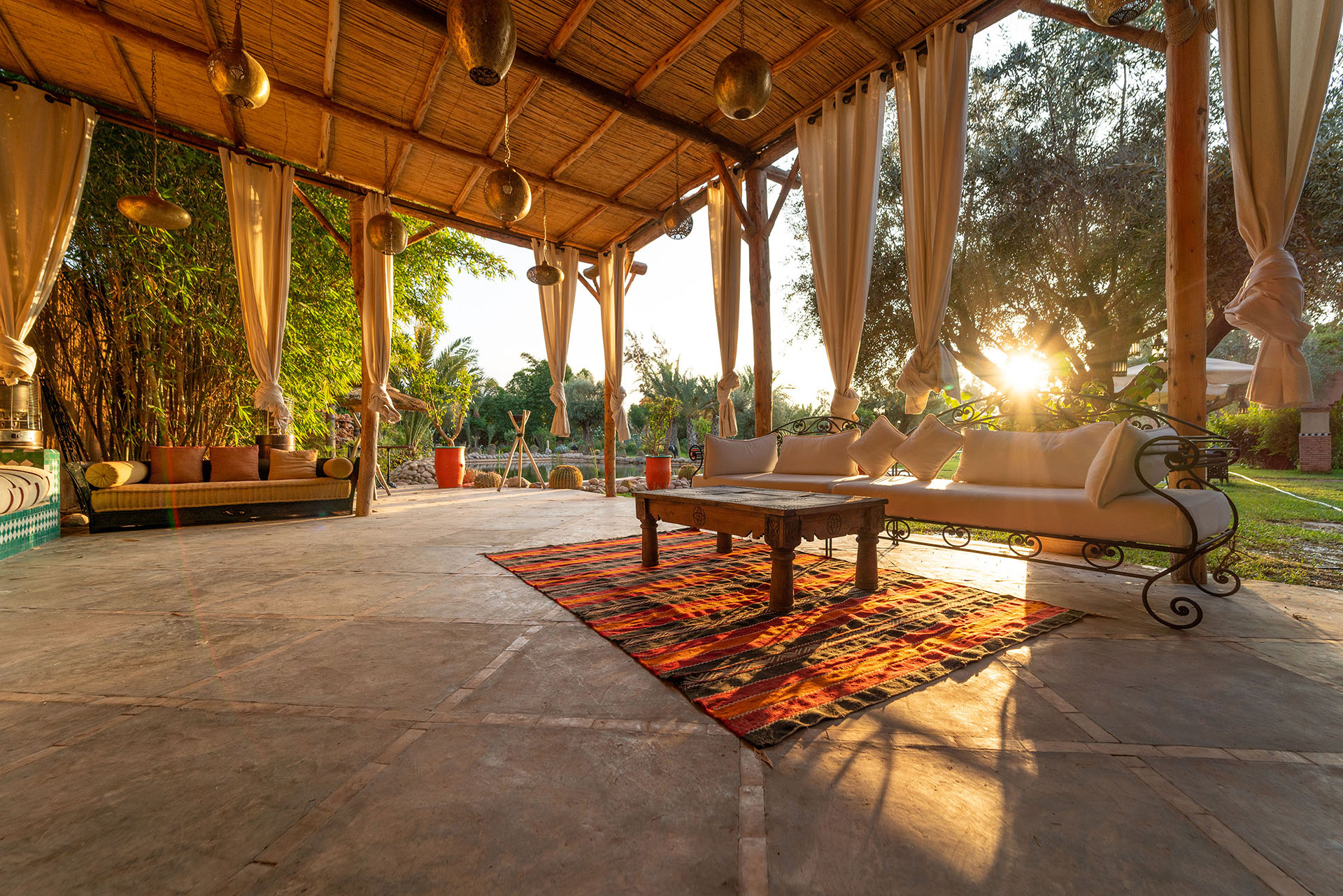 Grande Terrasse Ombragée Alma Marrakech