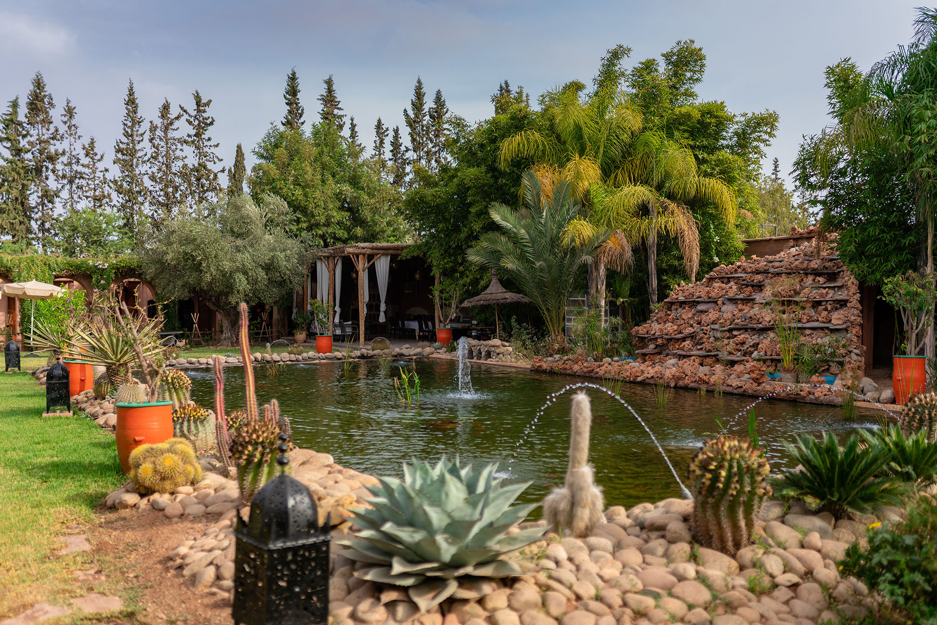 Bassin des Agaves Alma Marrakech