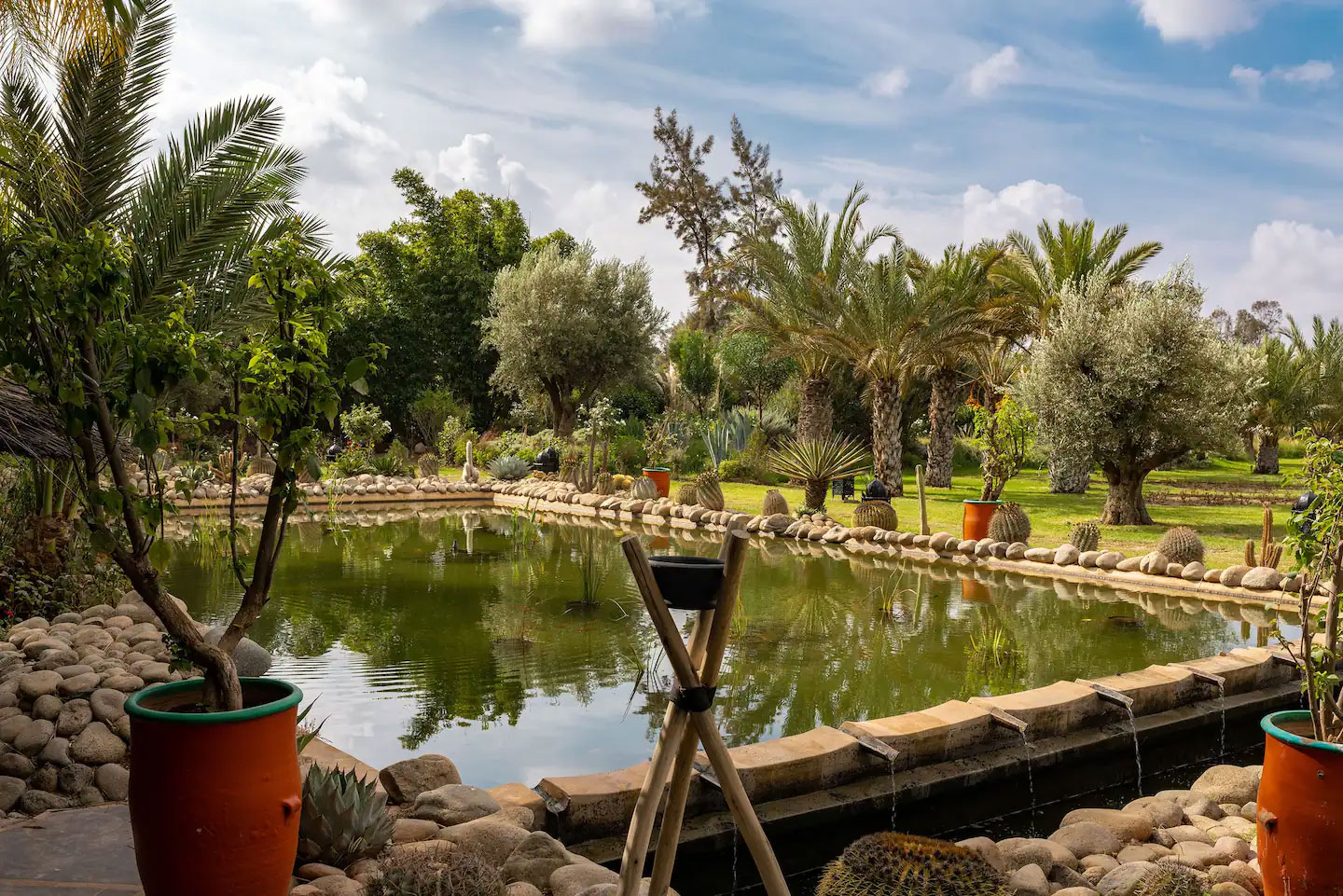 Bassin des Agaves Alma Marrakech